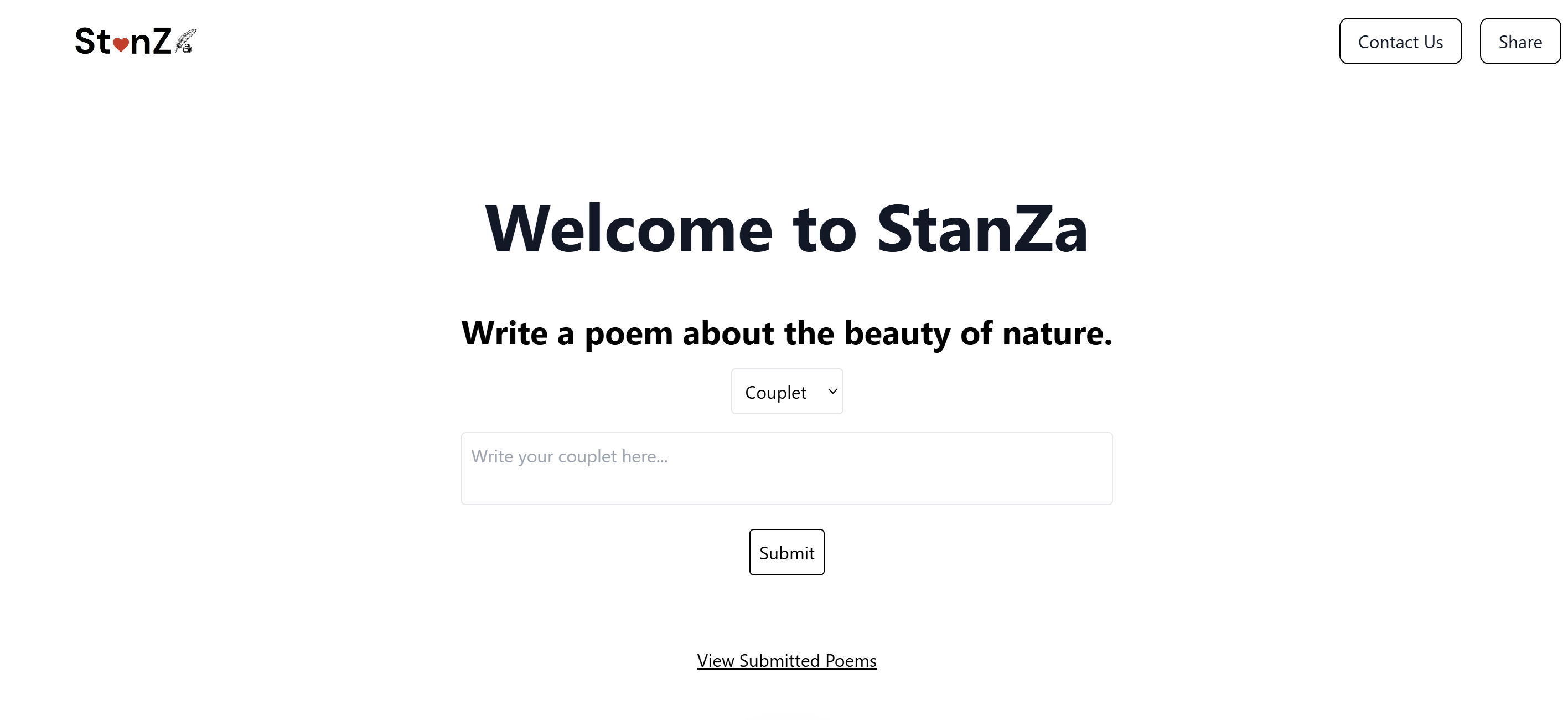 StanZa project preview